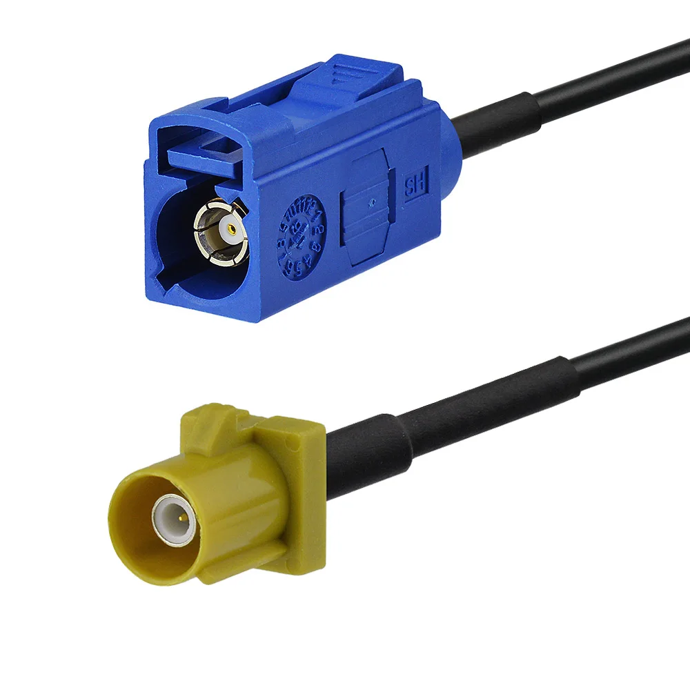 Câble SMA Vers Fakra C TUOLNK 15cm - RG174 50 Ohms Pour GPS Voiture, Antenne WiFi