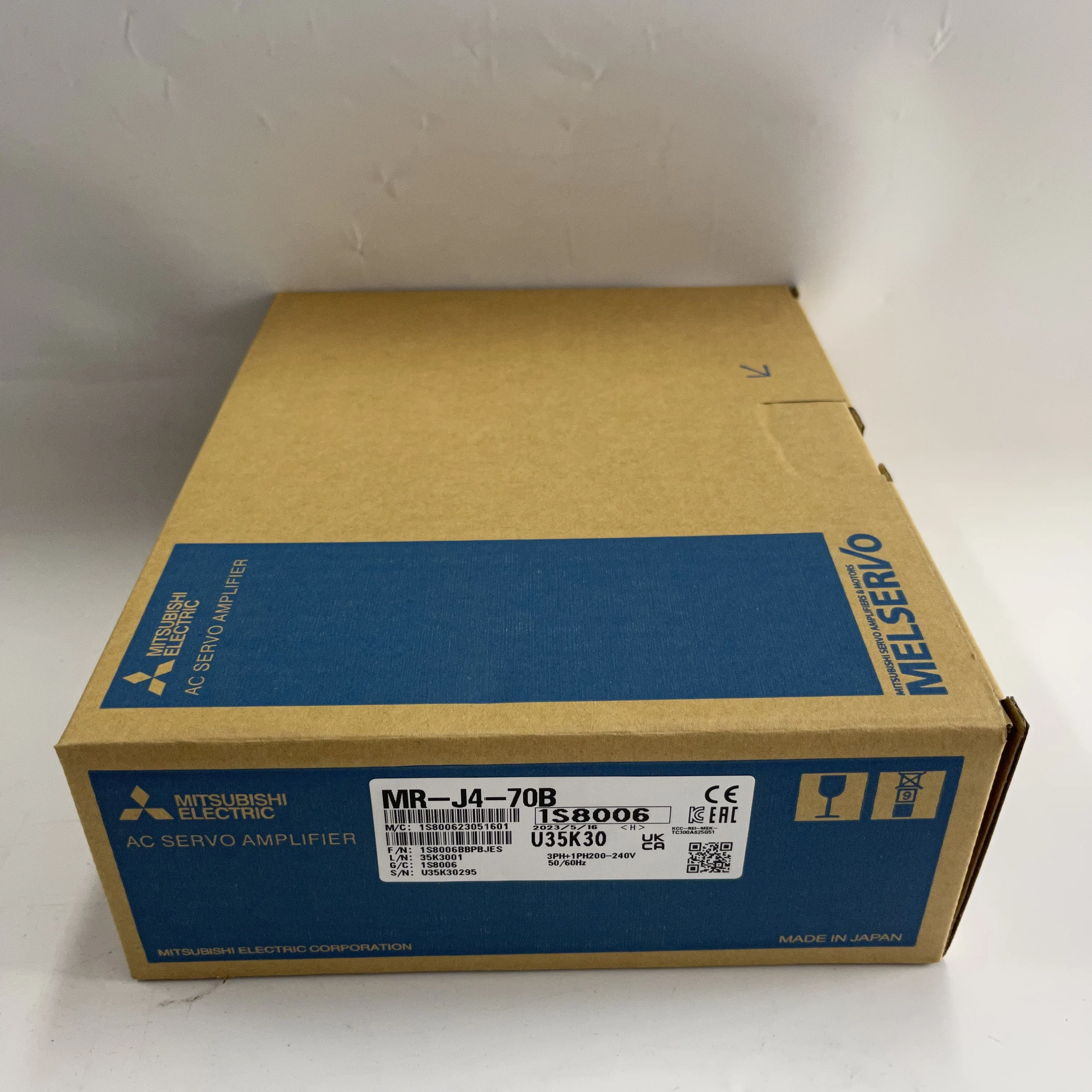 Mitsubishi AC Servo Amplifier MR-J4-70B Mitsubishi AC Servo Amplifier MR-J4-70B