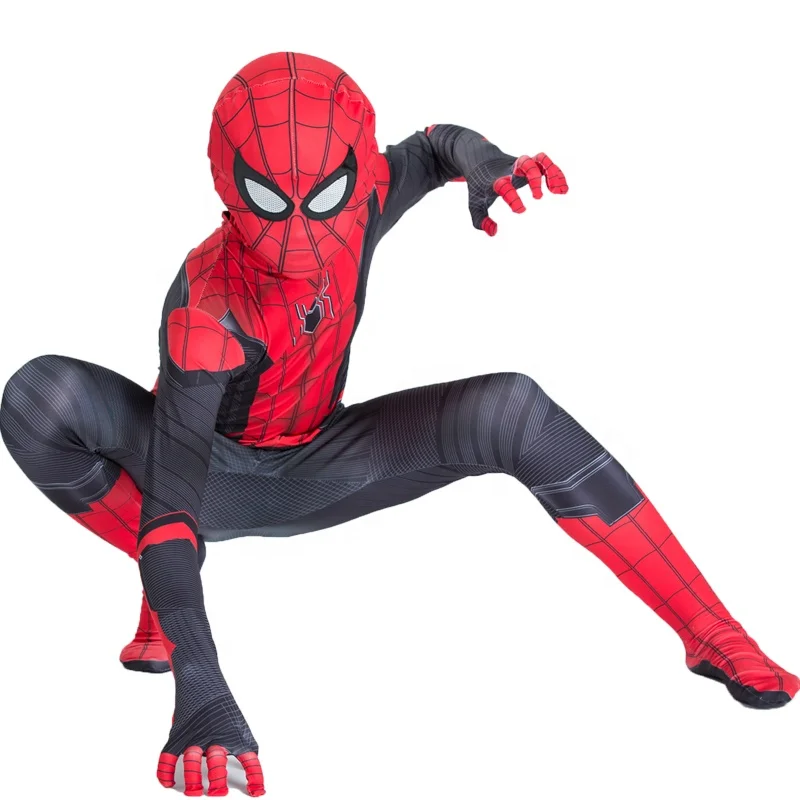 Multiple 6y 11y Ps Game Black Gold Kid Superhero Costumes Spiderman Far  From Home Halloween Clothes Spider Man Costume - Buy Halloween Clothes Spider  Man Costume,Kid Superhero Costumes Spiderman,Ps Game Black Gold