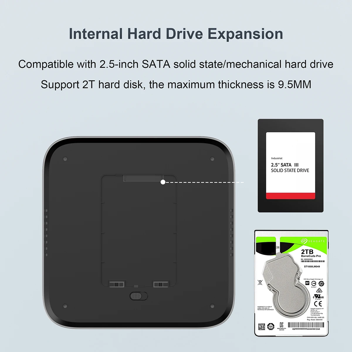 Mac Mini M1アダプター用OEMタイプCドッキングハブ、2.5 SATA SSD/HDD 