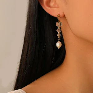 Factory Direct Custom Gold Stainless Steel Earrings-Waterproof Hypoallergenic Wholesale Bulk Bohemian Wedding Engagement Fashion