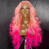 Onda corporal rosa ombré