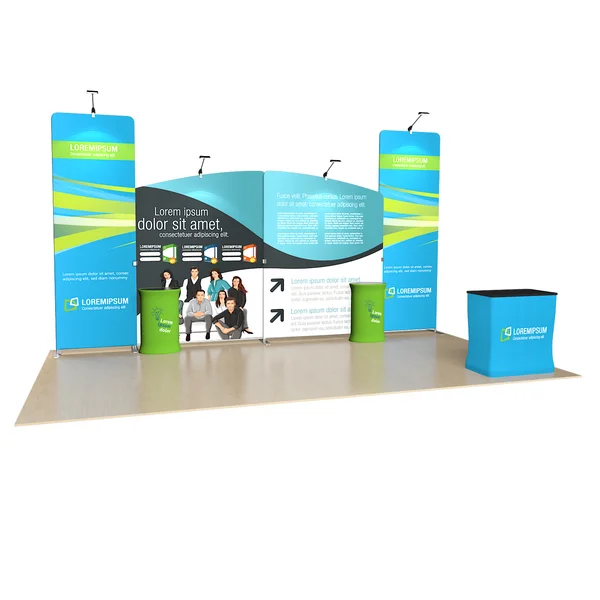 Backdrop Trade Show Booth Advertising 10x10 Portable Quick Booth Trade ...