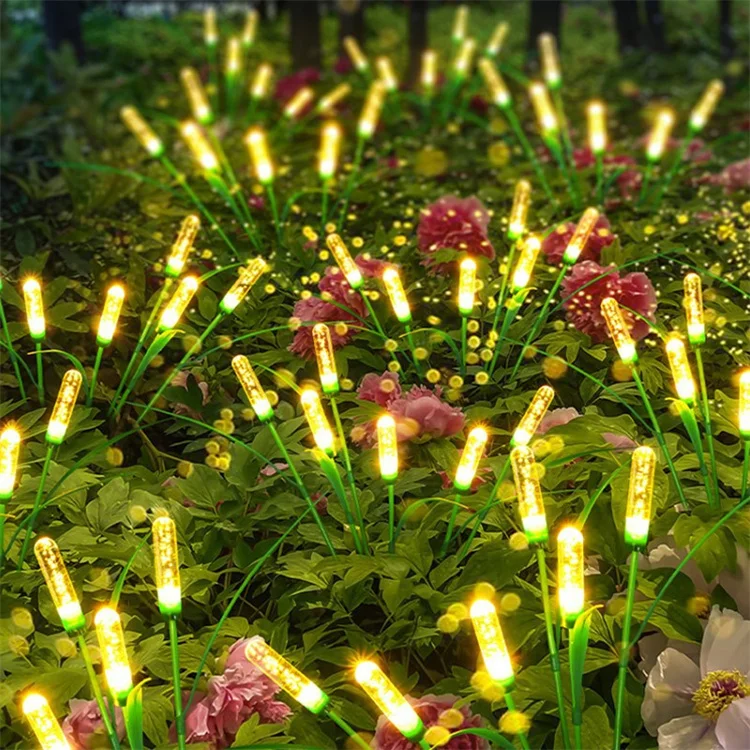 Outdoor Wasserdicht Led Dekoration Garten Solar Reed Lichter Spike Licht Poller Led Solar Garten Leuchten
