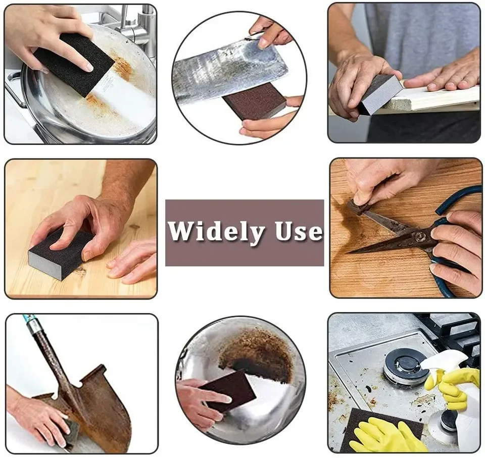 Sanding Foam Sponge Block – Wet/Dry, Flexible Sand Pad, 60 To 280 Grits, Multi-Pack