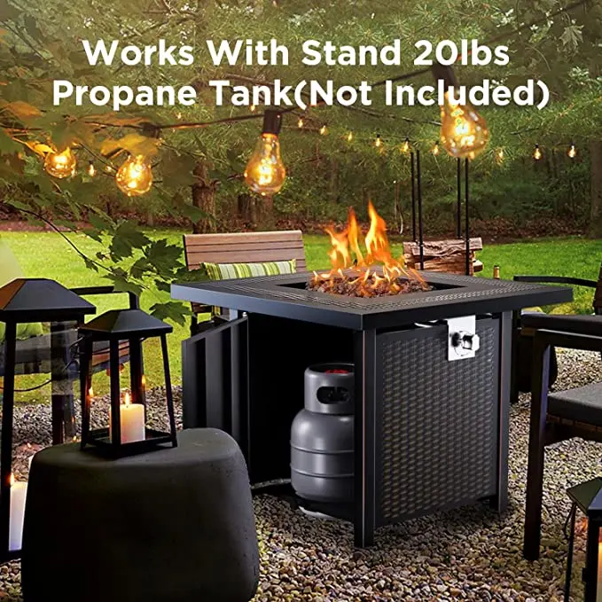 Customizable Propane Fire Pits Fire Table Gas Fire Pit,50,000 Btu Steel