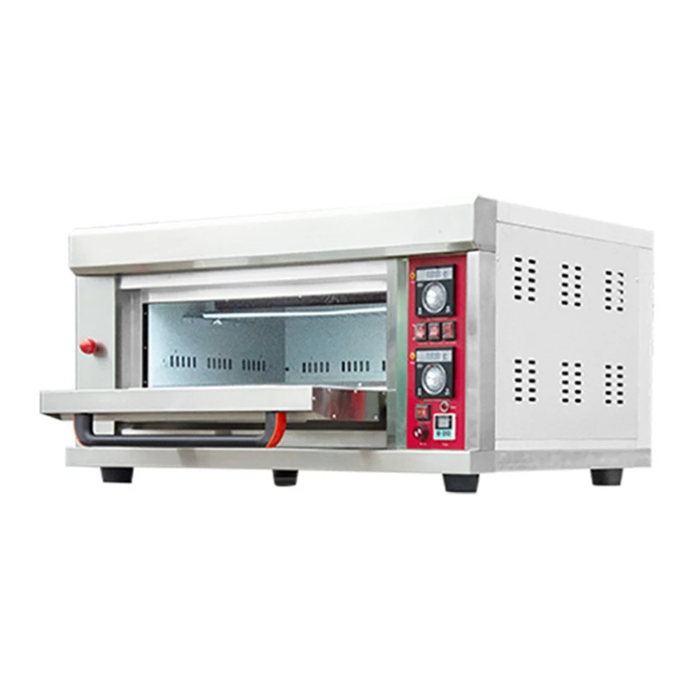 Top Bottom Controlled Separately 1 Deck 2 Trays Bread Baking Oven Gas Oven for Making Cake