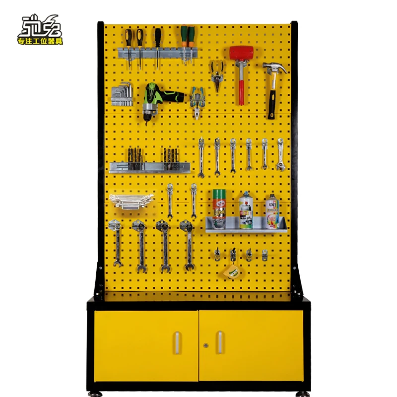 Hole Board Shelf Display Rack Auto Repair Tool Rack Workshop Tool Rack