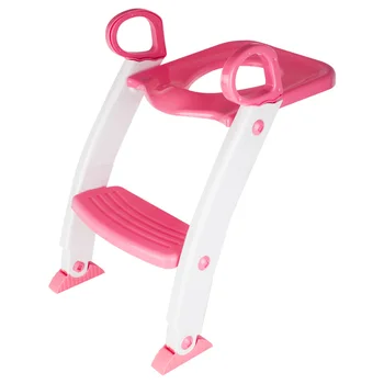colorful design secure home furniture adjustable baby toddler kid potty with ladder