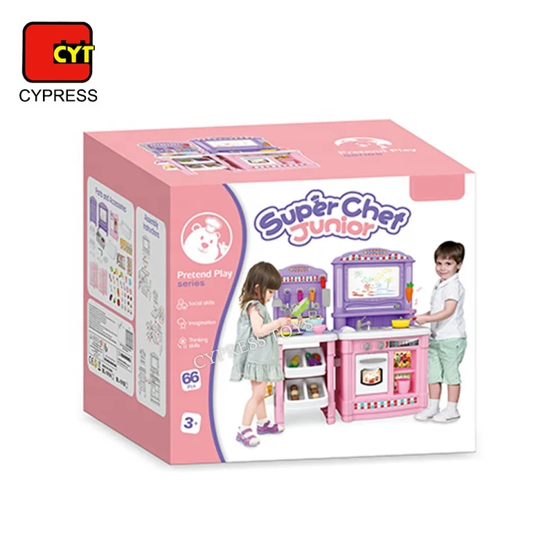 Роскошный большой кухонный домик для ролевых игр набор игрушек со звуком и