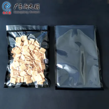 BPA free food vacuum sealer bags xintianli black pouch embossed whole domestic vacuum packaging bags