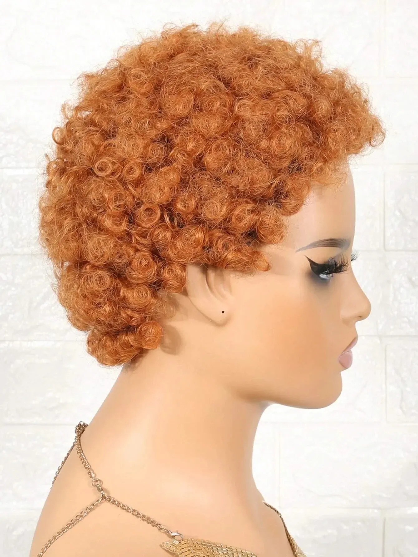 Parrucche corte e ricce Pixie Cut Fluffy Glueless Parrucche di capelli umani per donne e ragazze Parrucche afro Puff rimbalzanti morbide ed economiche Parrucca dall'aspetto naturale_voghion.com