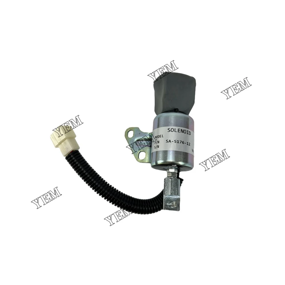 Fuel Shut Off Stop Solenoid SA-5176-12 Fit for Kubota D722