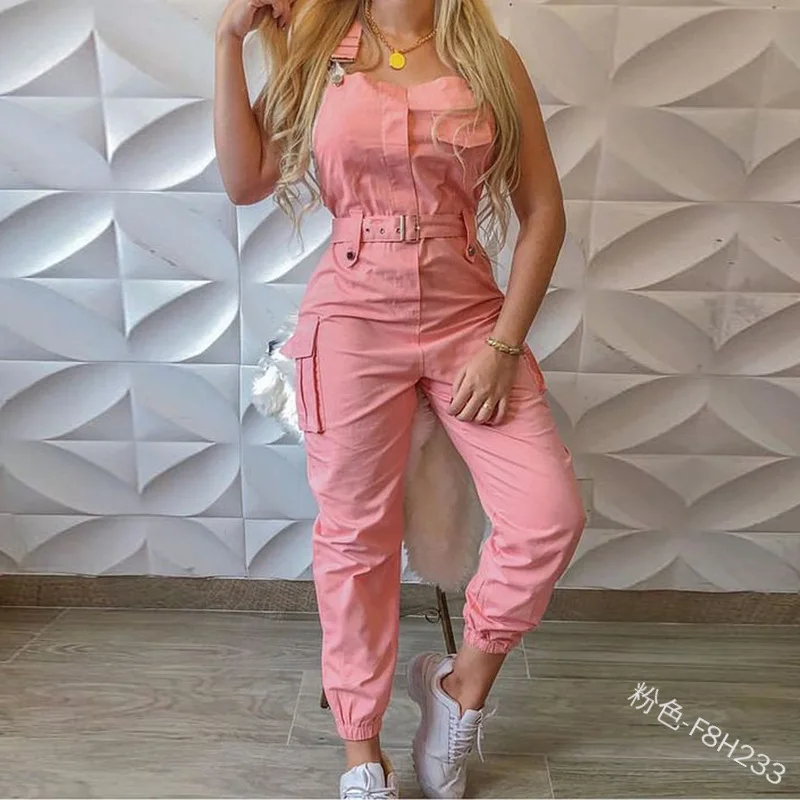 2022 Latest Design Women Clothing Fashion Summer Casual Jumpsuits Pants ...