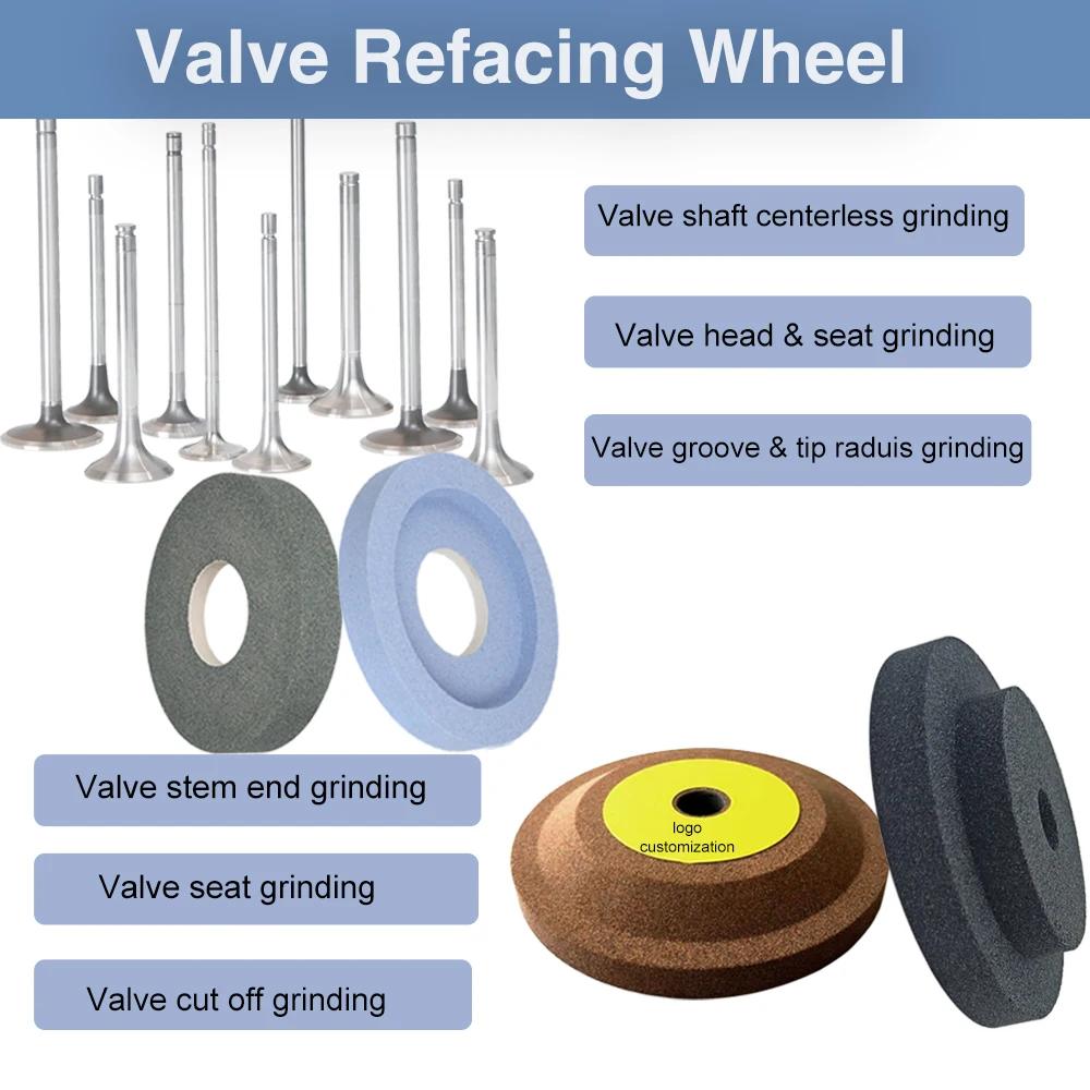 Valve Refacer Grinding Wheel – 4" X 1" X 5/8", 80 Grit, Offset For Models A, B, C, LW, M, Etc.