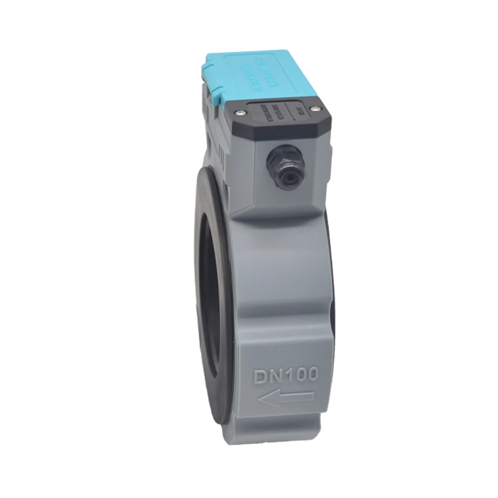 Sandwich Ultrasonic Flow Meter DN50 to DN150 RS485 MODBUS Battery Supply Agricultural Irrigation Water Meter