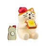Aimant de réfrigérateur chat toast