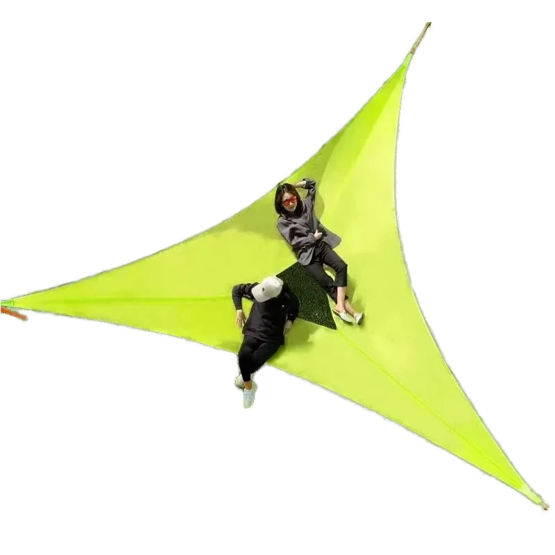 Multi Person Dreieck Hngematte Tragbare Mesh Hngende Baum Zelt Outdoor  Camping Hngematte