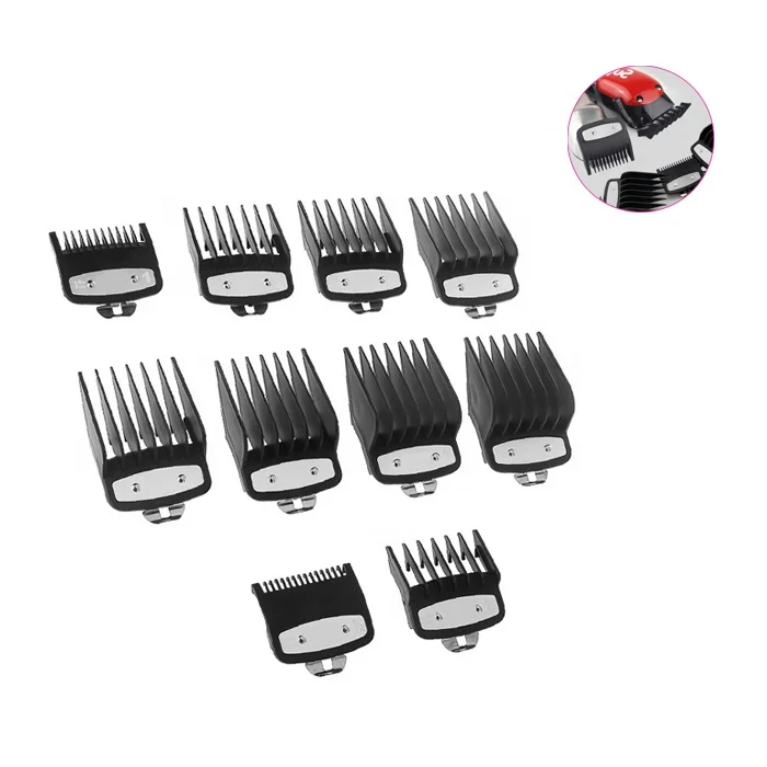 10pcs Professional Cutting Attachment Size Barber Replacement Hair Clipper  Guards Limit Comb Trimmer Guide Set - Buy Clipper Guard,Clipper Guard Set,Hair  Clipper Guards Product on 