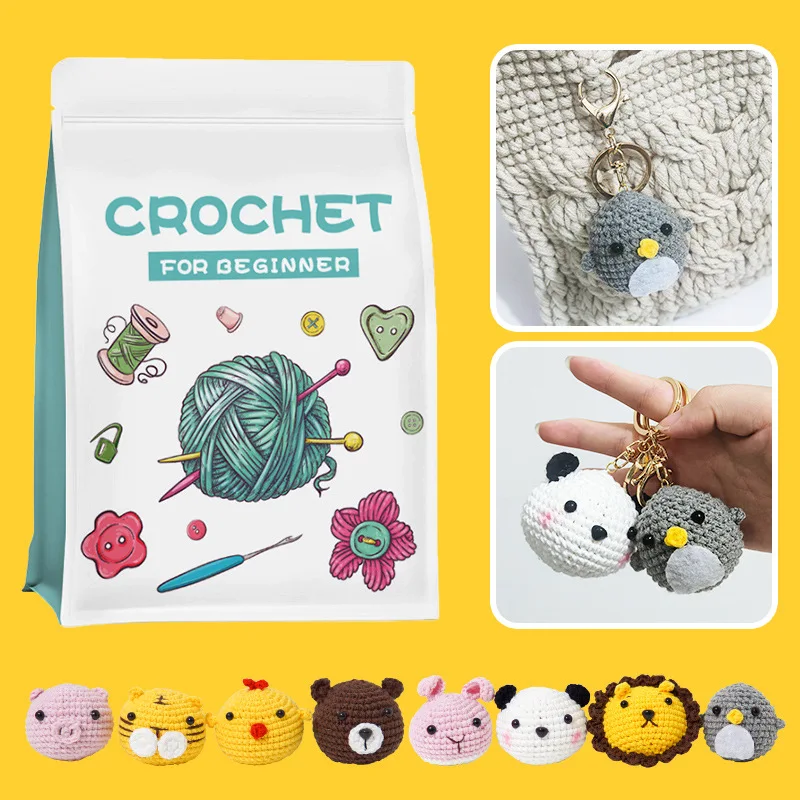 2024 Needle Creations Animal Diy Beginners Full Needlework Crochet ...