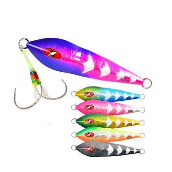 Lure Metal Jig Sea & Boat Fishing Luminous Bare Plate Fast-Sinking Bionic Boat-Shaped Without Hooks – Metal Jig – view 2