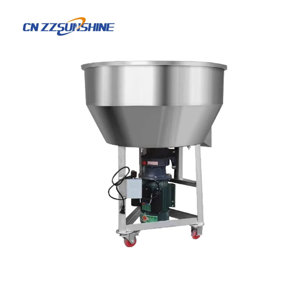 Stainless Steel Vertical Spiral Mixer Good Quality Industrial Mixing Equipment 45-200KG Factory Feed Granules Mixing Machine