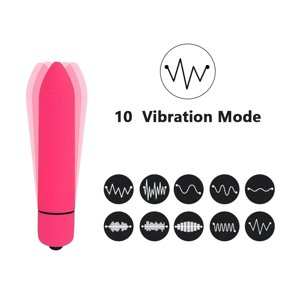 Mini bullet vibratore stimolatore punto g 10 velocità adulti_voghion.com