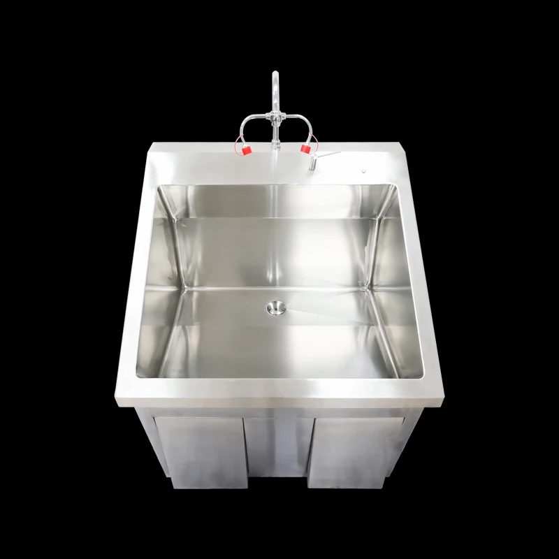 Factory Customized Knee Operated Hospital Clinic Medical Operating Theatre Scrub Sink for Single People