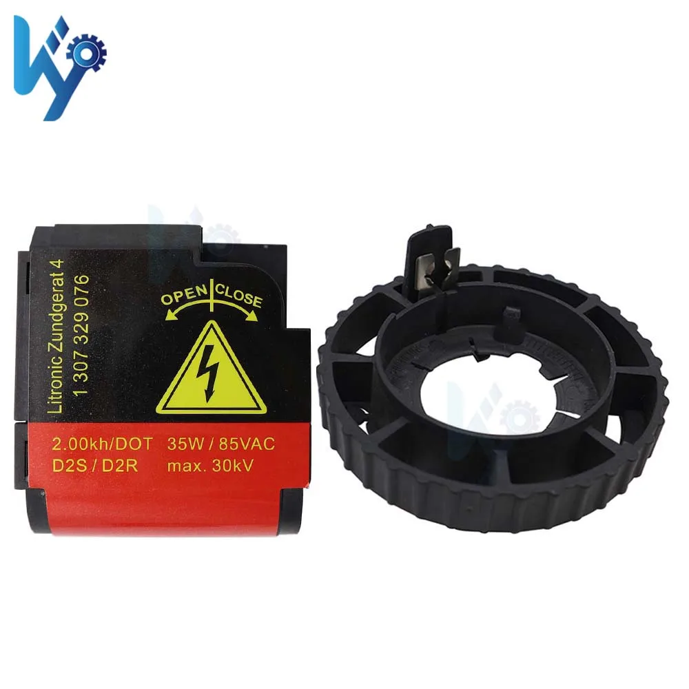 1307329076 Xenon HID D2S E46 E63 Headlight 1300290120 Supporting Ring Bulb W220 F A3 C30 711307329076 Lamp Socket 1307329082 Kit