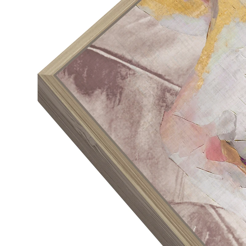 2023 Factory Hot Selling Natural Frame Creative Canvas Art Back Of A