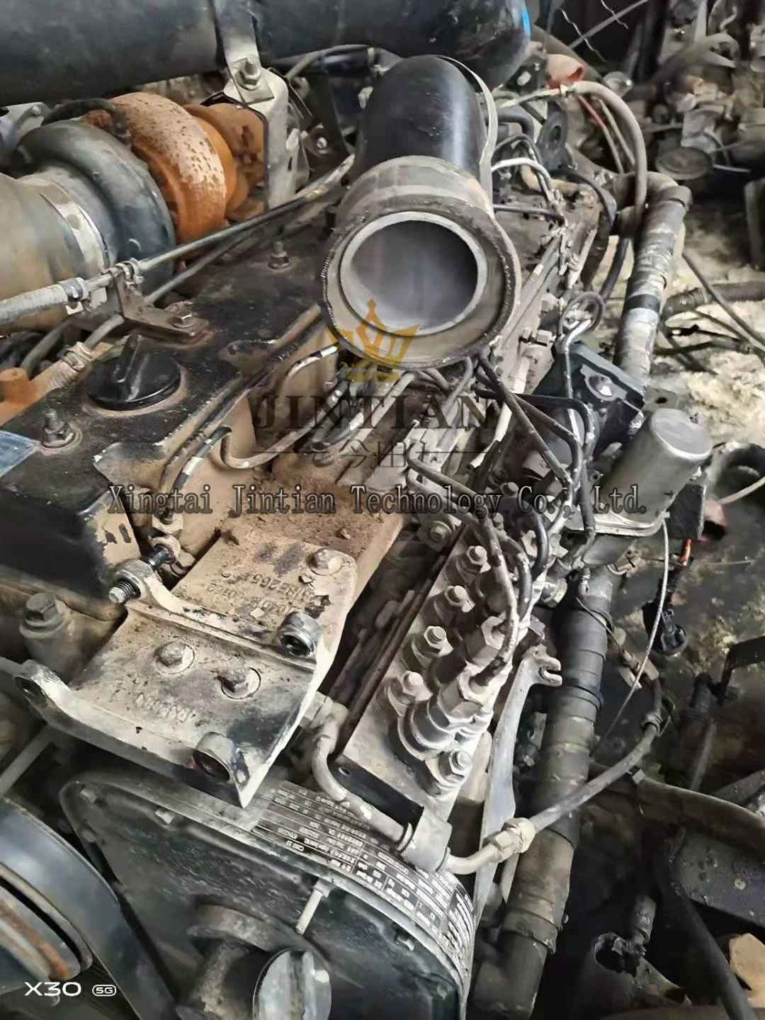 Used 6CT Engine with Lineal Injection Pump