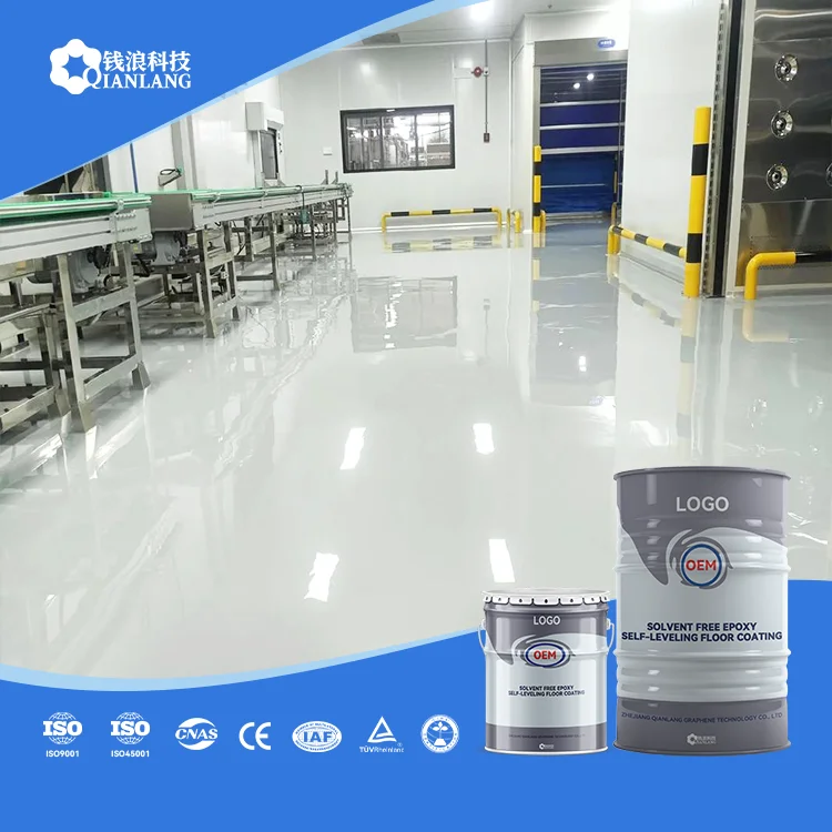 New Arrival Non Flammable Multi-colored Epoxy Paint Fade Resistant WaterProof Self Leveling Epoxy Resin for Floors