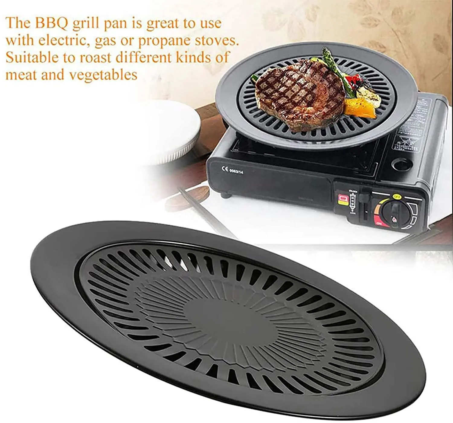 Bbq Grill Copper Stove Top Grill Bbq Plate Korean Bbq Grill Pan Non