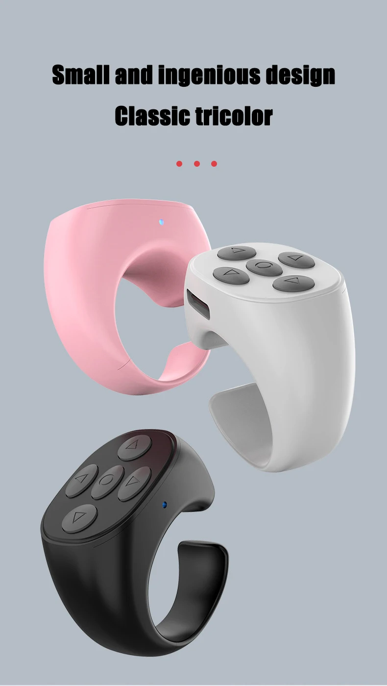 Fingertip Wireless Bluetooth Remote Control