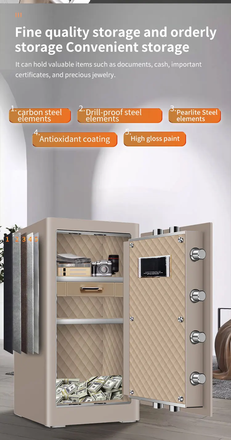 CEQSAFE Safe Box for Hotel Anti-theft Safe Box Passoward Fingerprint Safes with TUYA APP WIFI supplier