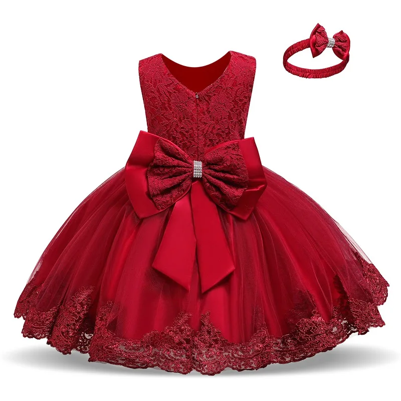 Baby Kids Flower Girls Dress Party Wedding Bridesmaid Gown Formal Dresses