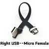 USB Right-Micro USB Female