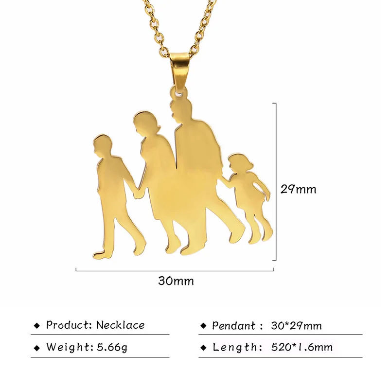 Buy Family Necklace Mom Dad Son Daughter Personalized Pendant Choose Your  Family Member World Cutest Necklace , Gift , Parents Gift Idea F1 Online in  India - Etsy