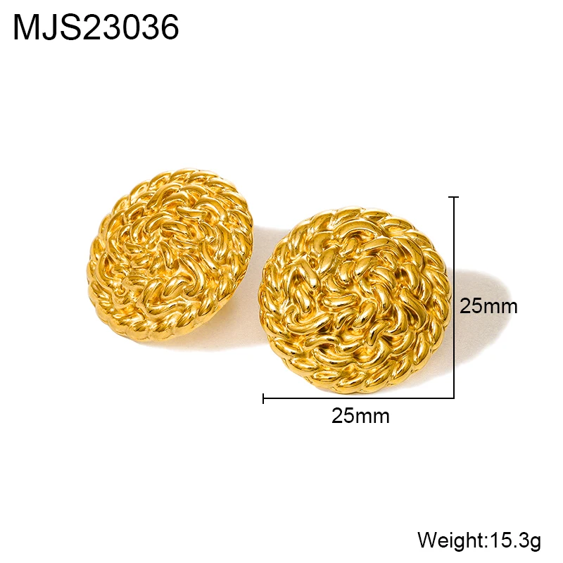 Hypoallergenic Non Tarnish Waterproof Jewelry 18k Gold Plated Luxury