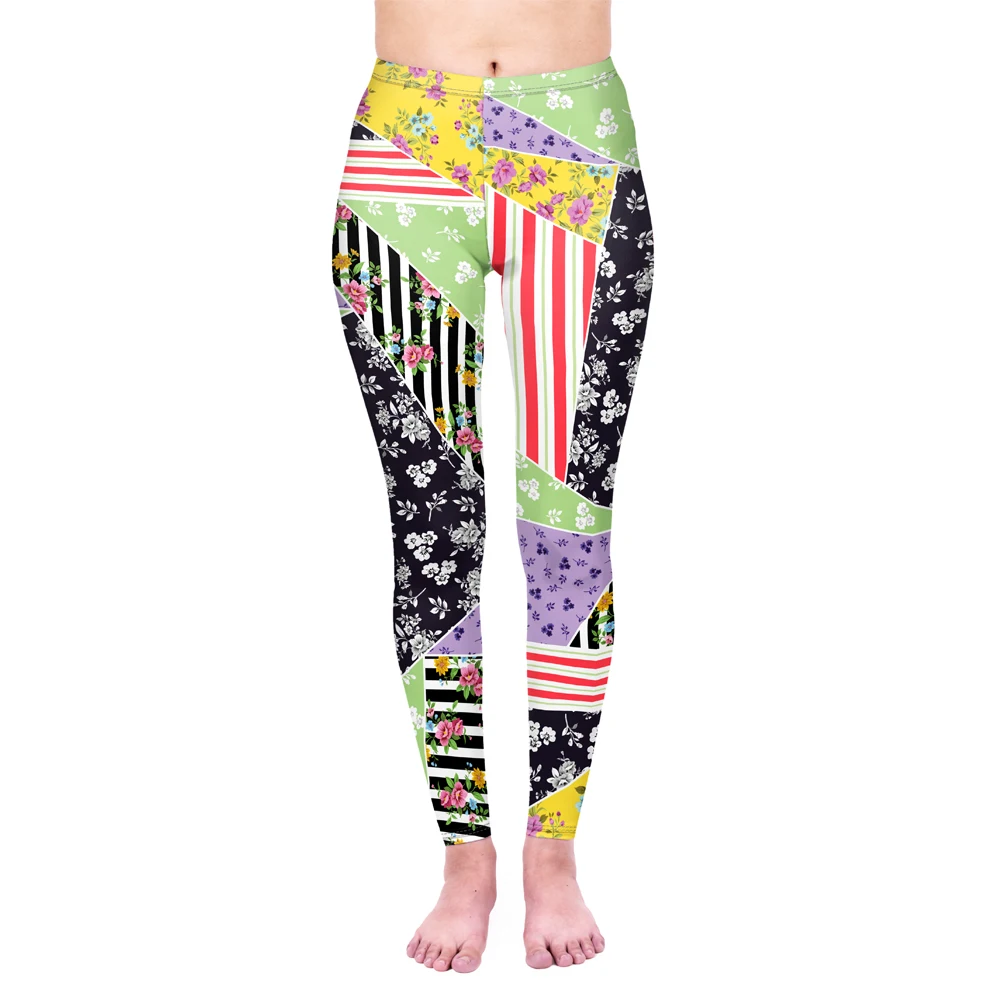 printed exercise leggings