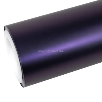 Ultra PET Matt Grey Purple Color Change Self Adhesive Matte Gray Purple Car Body Wrapping Vinyl Decoration Film