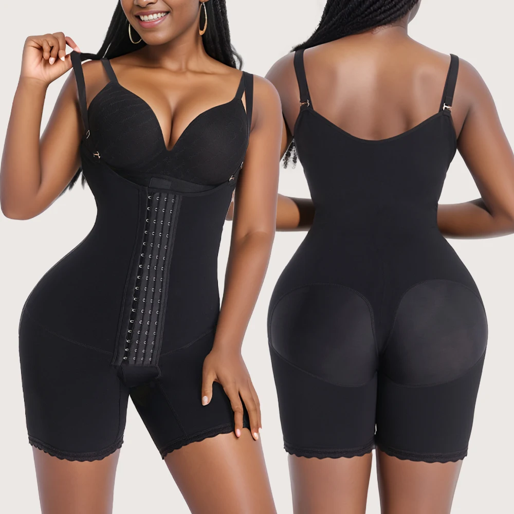S-SHAPER Ceinture de Taille Haute Compression pour Femme Contrôle du Ventre Shorty Minceur Taille Haute Amincisseur des Cuisses Lift des Fesses Vêtement Minceur