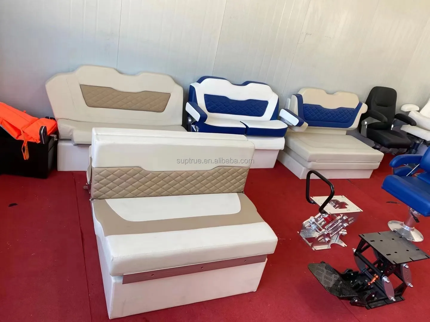 Suptrue Yacht Ship Multifunction Back To Back Boat Seats Marine Sofa