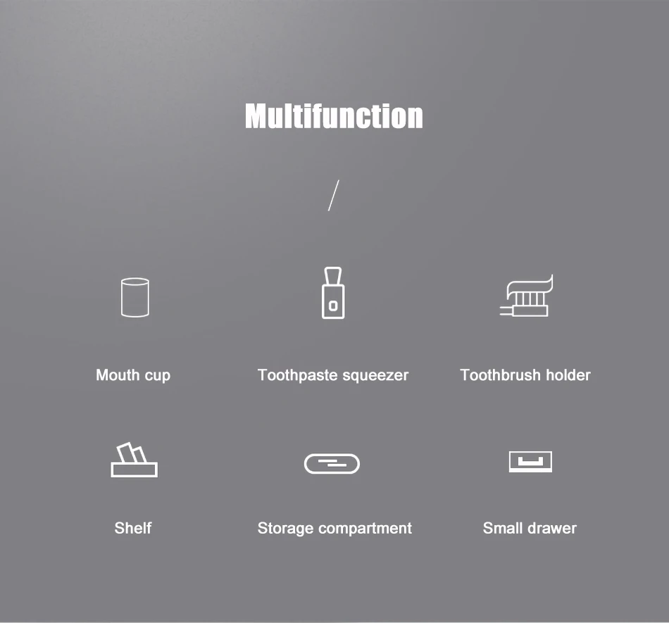 Automatic Toothpaste Dispenser Toothbrush Holder With Cups No Nail Wall Stand Shelf Bathroom Accessories Sets