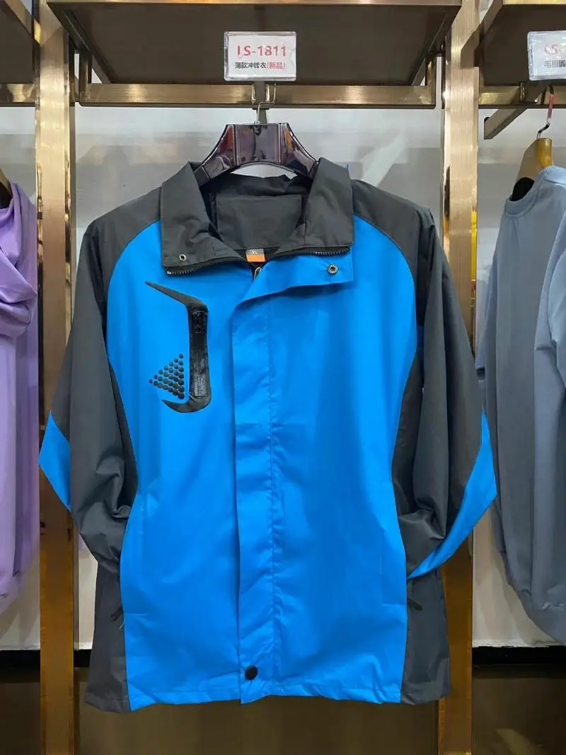 Custom Outdoor Men's Jackets Zip up Designer Wind Breaker Softshell ...