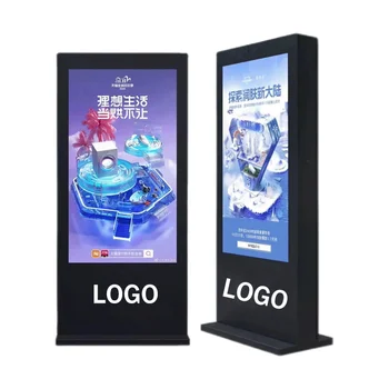 OEM 32/43/49/55/65/75/86/89inch Outdoor Waterproof Digital Signage High Brightness 4K Outdoor LCD Advertising Kiosk