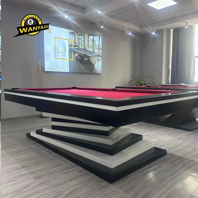 Professional Factory Direct Sales Pool Tables Slate Bed Solid Wood Billiard Table 7ft/8ft/9ft