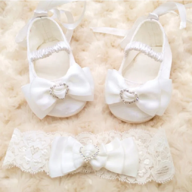 Прямая продажа с фабрики, красивые туфли принцессы балерины для девочек, детские туфли под платье для малышей, обувь благословения с повязкой на голову