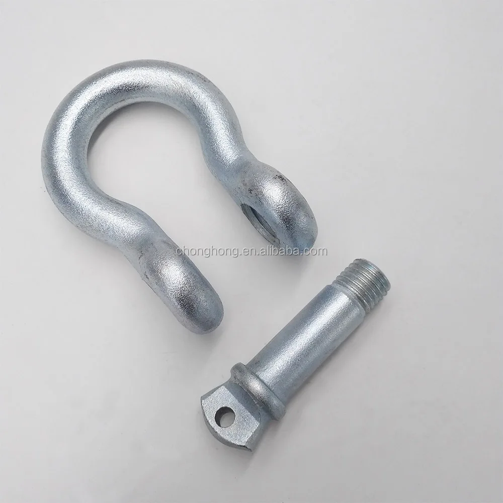 Galvanized Finish 5/16" Forged Screw-In Anchor Shackle Set: Heavy-Duty – Boxer Tools - Foto 5