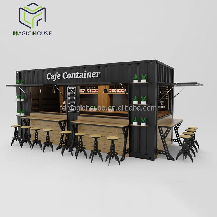Magic House Beach bar Mobile Pop up bar Container Coffee Shop bar